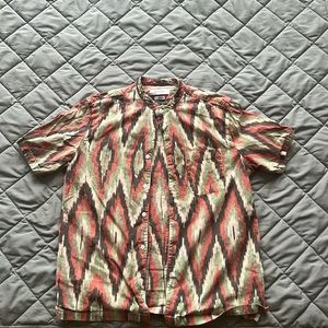 Urban Outfitters Altered Collar Short Sleeve shirt Medium
